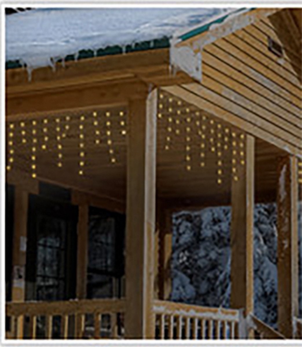 IJspegel Kerstverlichting 480 LEDS - 9,5 Meter - Voor Binnen & Buiten