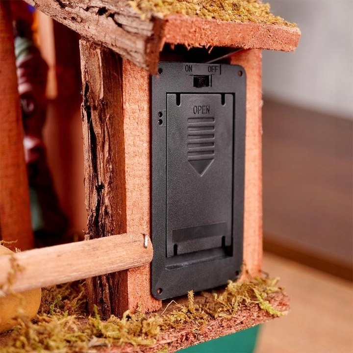 Generic - Kerststal - MET verlichting - Op batterijen - 39 x 15 x 22,5 cm