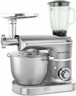 Herenthal 3-in-1 Keukenmachine - 2200W - 7.5L - Zilver