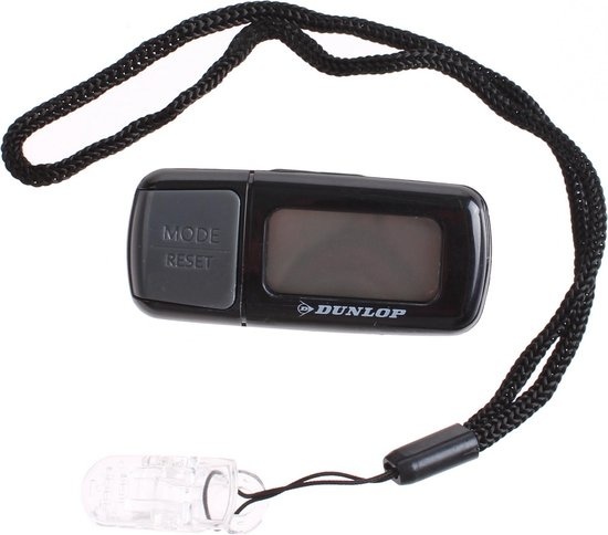 Pedometer - Stappen-, afstand- en calorieënteller - Zwart