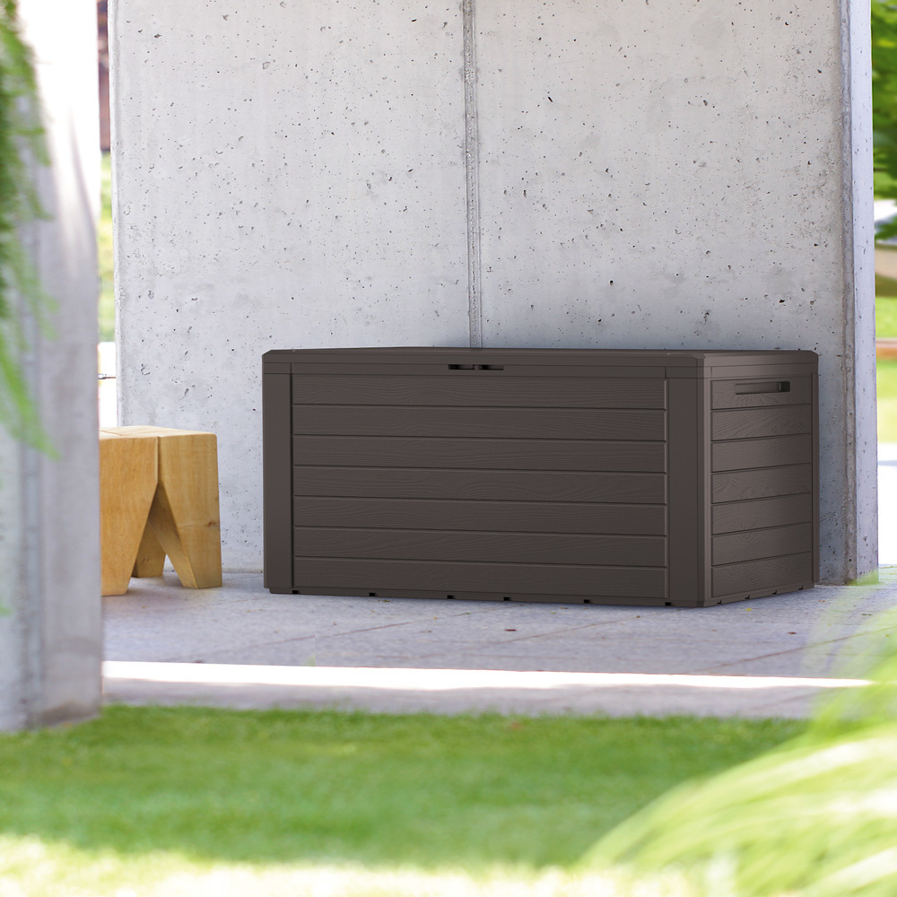 DBA Tuinkist bruin houten-look | 120 x 46 x 57 cm