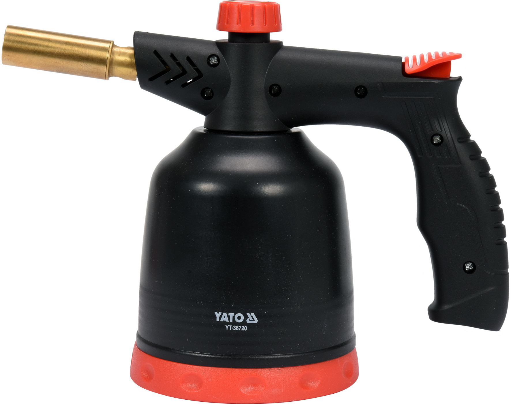 YATO Soldeerbrander/ gasbrander - 360º draaibaar - Piezo ontsteking