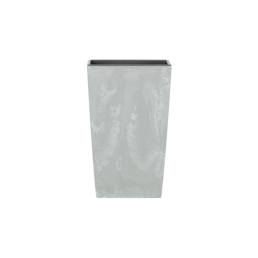 Prosperplast Bloempot Beton Design 26L Grijs, 26,5 x 26,5 x 50 cm