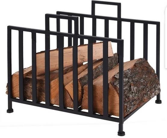 Pro Garden Brandhoutrek - 41 x 31 x 35cm - Zwart