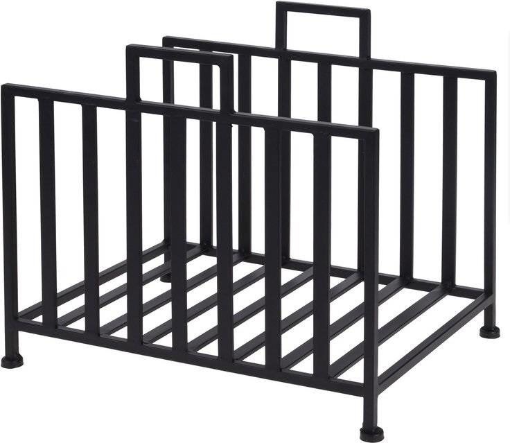 Pro Garden Brandhoutrek - 41 x 31 x 35cm - Zwart