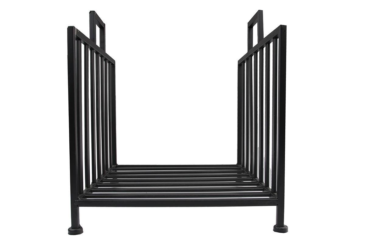 Pro Garden Brandhoutrek - 41 x 31 x 35cm - Zwart