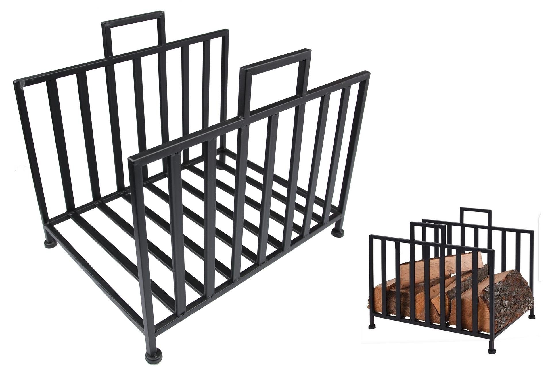 Pro Garden Brandhoutrek - 41 x 31 x 35cm - Zwart