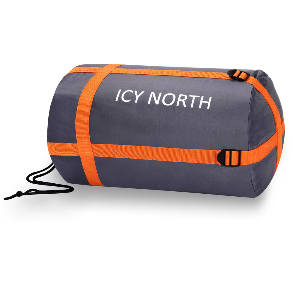 Monzana Slaapzak bergbeklimmer Icy North oranje+antraciet