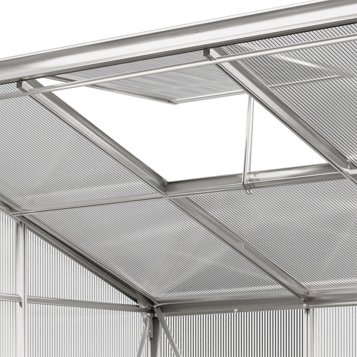 Gardebruk Aluminium zij serre 192x127x202cm met venster