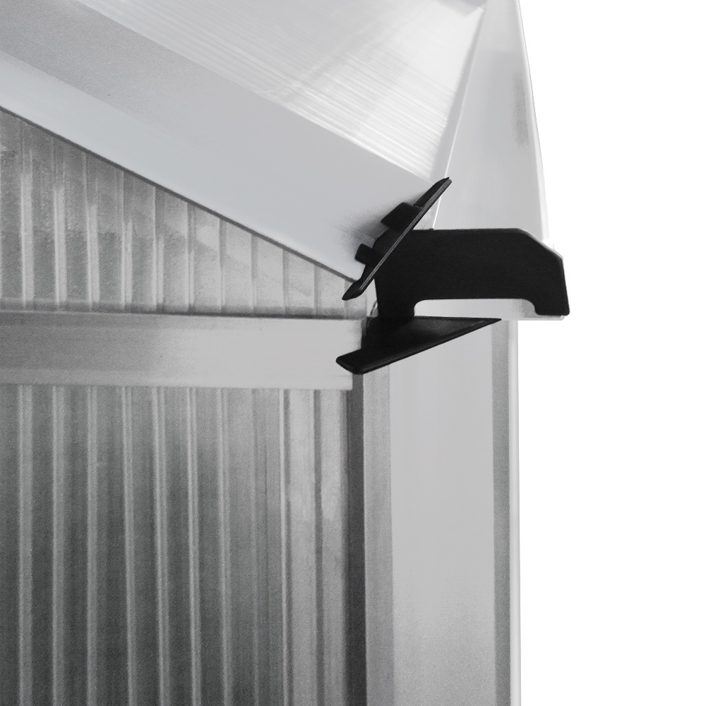 Gardebruk Aluminium zij serre 192x127x202cm met venster