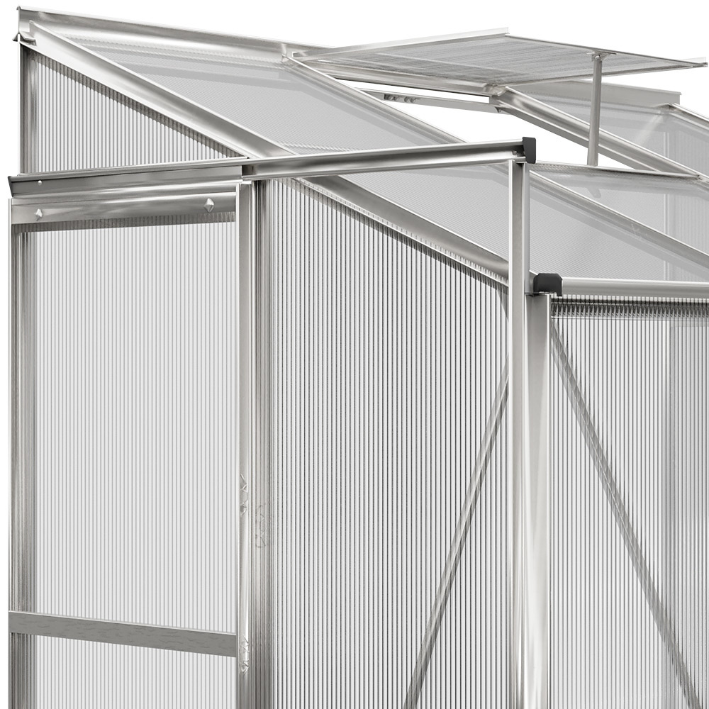 Gardebruk Aluminium zij serre 192x127x202cm met venster