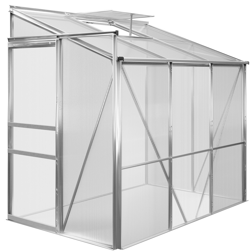 Gardebruk Aluminium zij serre 192x127x202cm met venster
