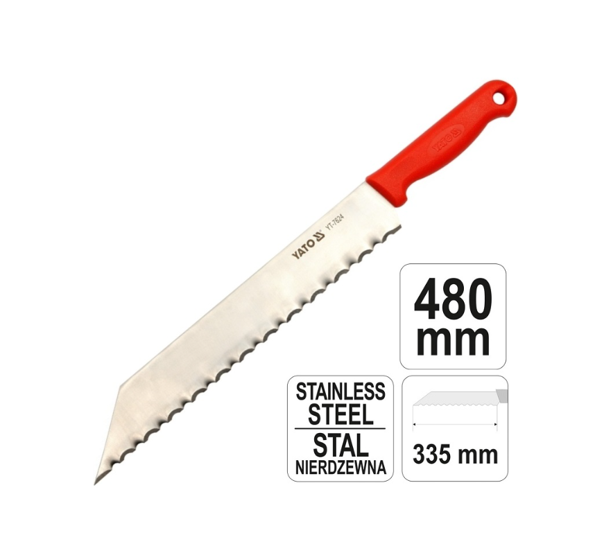 YATO Mes voor minerale wol - 480 mm