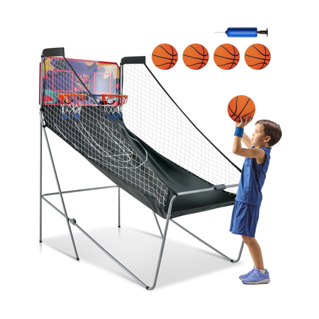 Koop Tweedekans Coast Basketbalspel Arcade Met 2 Ringen Paars