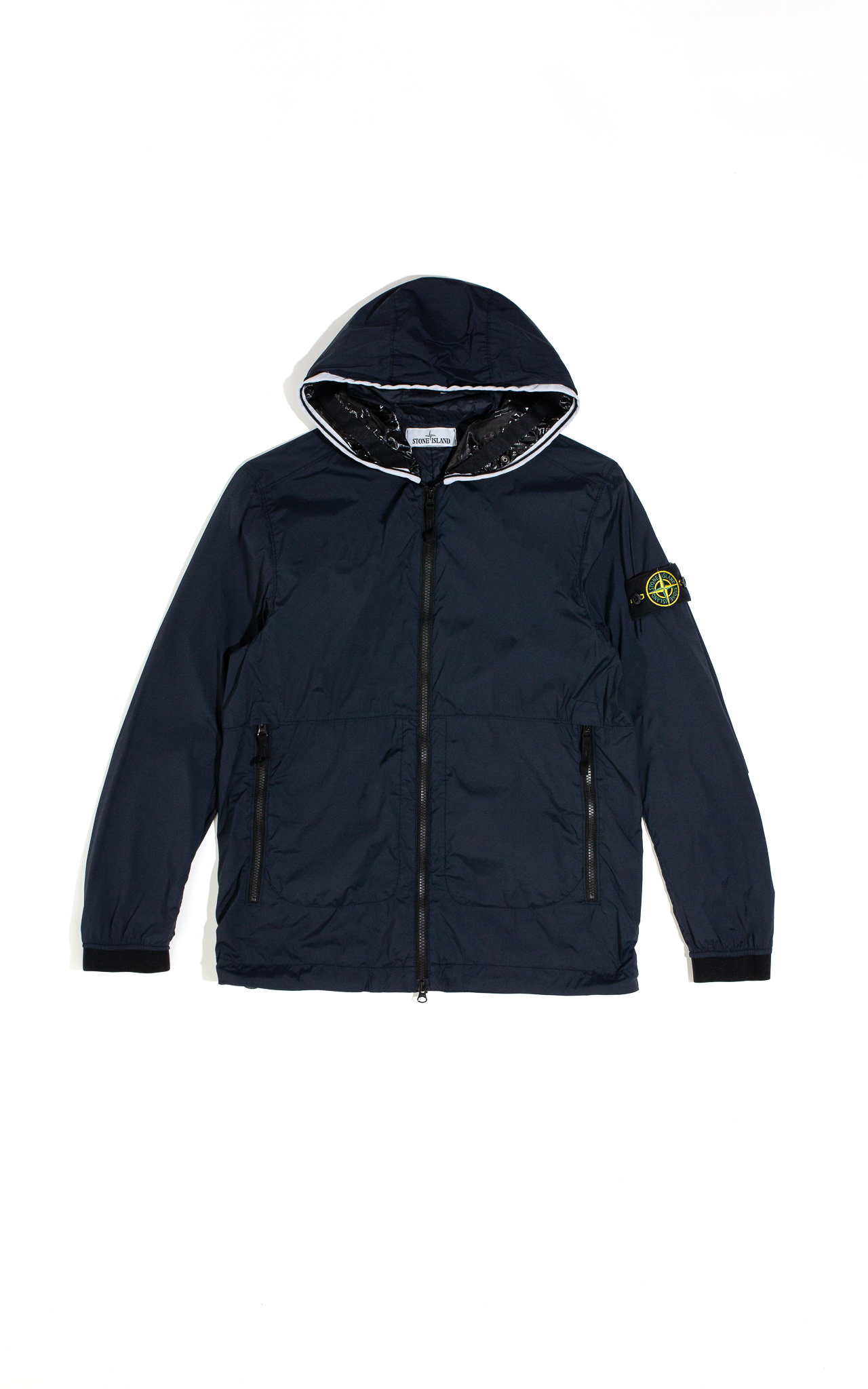 stone island brushed canvas overshirt