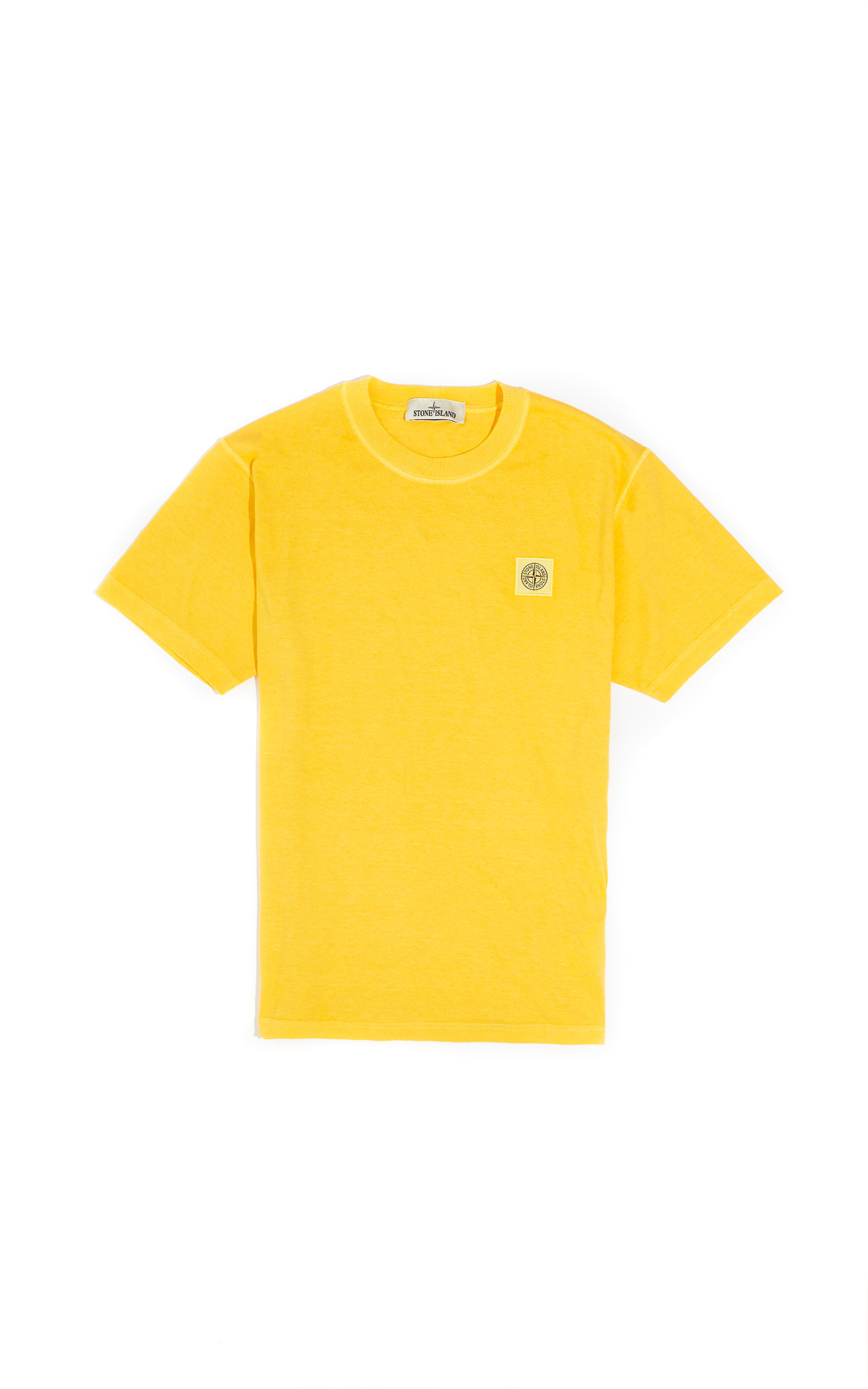 STONE ISLAND T-SHIRT GEEL - VIC Fashion for Men