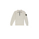 Stone Island STONE ISLAND HALF-ZIP PULLOVER WIT Stone Island STONE ISLAND HALF-ZIP PULLOVER WIT