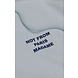 Drole De Monsieur DRÔLE DE MONSIEUR HOODIE LICHTBLAUW Drole De Monsieur DRÔLE DE MONSIEUR HOODIE LICHTBLAUW