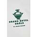 Drole De Monsieur DROLE DE MONSIEUR T-SHIRT BEIGE/GROEN Drole De Monsieur DROLE DE MONSIEUR T-SHIRT BEIGE/GROEN