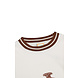 Drole De Monsieur DROLE DE MONSIEUR T-SHIRT BEIGE/BRUIN Drole De Monsieur DROLE DE MONSIEUR T-SHIRT BEIGE/BRUIN