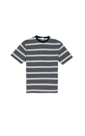 NORSE PROJECTS JOHANNES SUNBLEACHED STRIPE T-SHIRT MARINE NORSE PROJECTS JOHANNES SUNBLEACHED STRIPE T-SHIRT MARINE