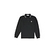Stone Island STONE ISLAND LONGSLEEVE POLO ZWART Stone Island STONE ISLAND LONGSLEEVE POLO ZWART
