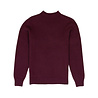 04651/ A TRIP IN A BAG MOCK PULLOVER BORDEAUX 04651/ A TRIP IN A BAG MOCK PULLOVER BORDEAUX