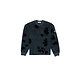 Stone Island STONE ISLAND HAND COLOURING AND GARMENT DYEING ON COTTON PILE SWEATER GRIJS Stone Island STONE ISLAND HAND COLOURING AND GARMENT DYEING ON COTTON PILE SWEATER GRIJS