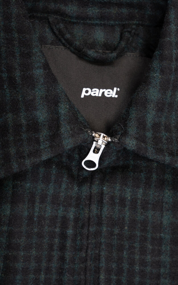 PAREL SAMARA SHIRT ZWART/GROEN