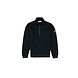 Stone Island STONE ISLAND HALF-ZIP SWEATER ZWART Stone Island STONE ISLAND HALF-ZIP SWEATER ZWART
