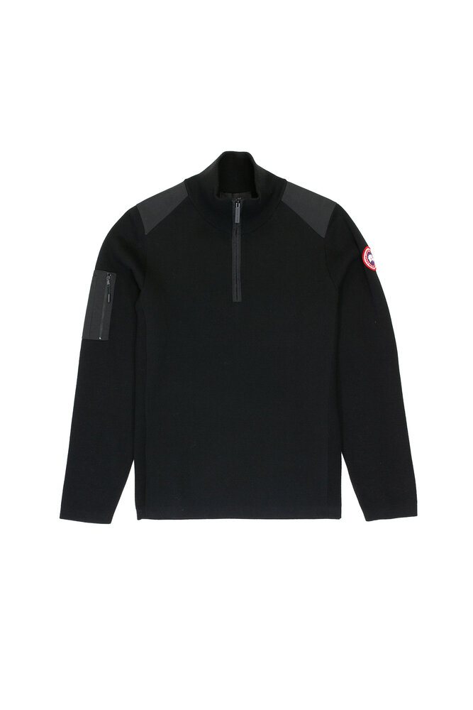 Canada Goose CANADA GOOSE STROMONT 1/4 ZIP PULLOVER ZWART