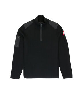 CANADA GOOSE STROMONT 1/4 ZIP PULLOVER ZWART CANADA GOOSE STROMONT 1/4 ZIP PULLOVER ZWART