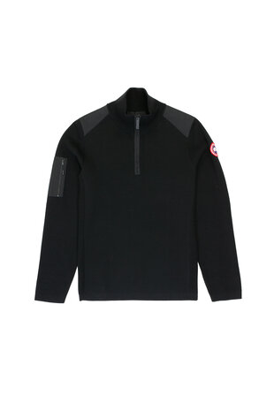 Canada Goose CANADA GOOSE STROMONT 1/4 ZIP PULLOVER ZWART