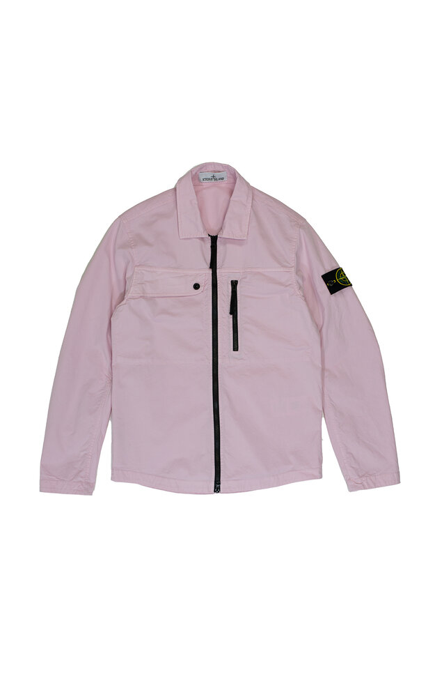 Supima Cotton Stone Island Pink Overshirt Stone Island Supima