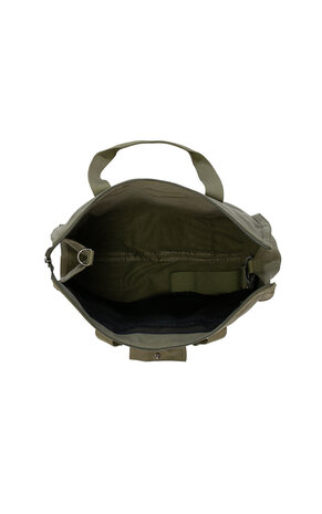 A.P.C. PARIS WEEKEND SHOULDER BAG KHAKI Vic