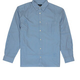 A.P.C. PARIS CHEMISE MALO SHIRT GESTREEPT BLAUW