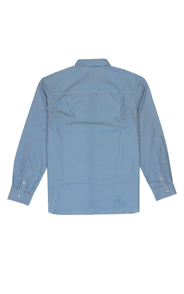 A.P.C. PARIS CHEMISE MALO SHIRT GESTREEPT BLAUW A.P.C. PARIS CHEMISE MALO SHIRT GESTREEPT BLAUW