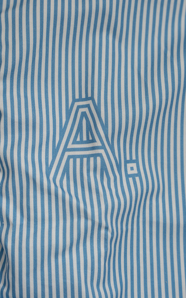 A.P.C. PARIS CHEMISE MALO SHIRT GESTREEPT BLAUW A.P.C. PARIS CHEMISE MALO SHIRT GESTREEPT BLAUW