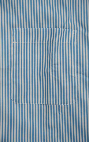 A.P.C. PARIS CHEMISE MALO SHIRT GESTREEPT BLAUW A.P.C. PARIS CHEMISE MALO SHIRT GESTREEPT BLAUW