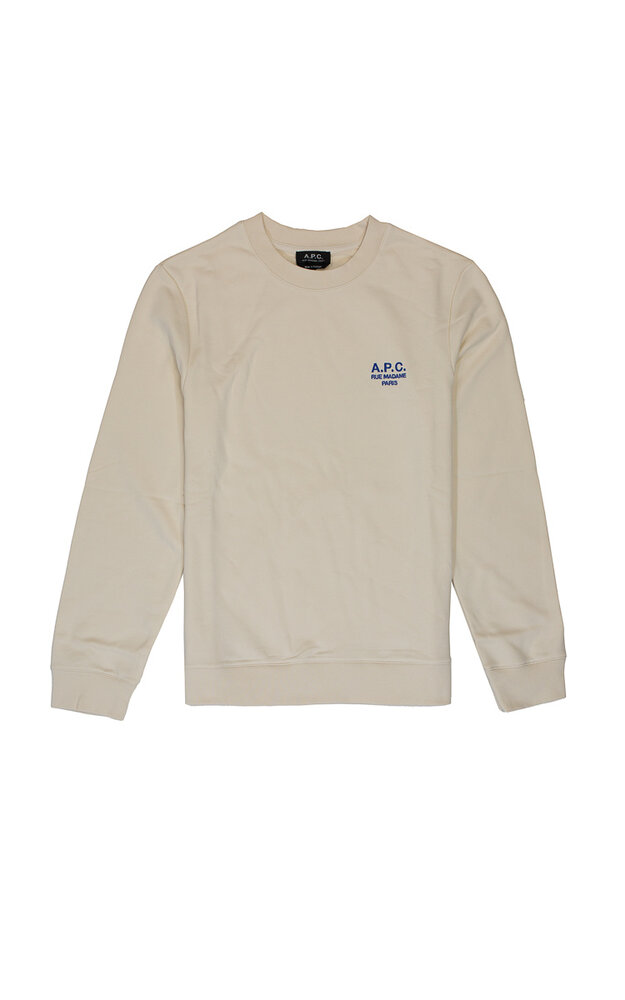 A.P.C. PARIS RIDER SWEATSHIRT BEIGE A.P.C. PARIS RIDER SWEATSHIRT BEIGE