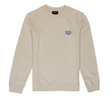 A.P.C. PARIS RIDER SWEATSHIRT BEIGE