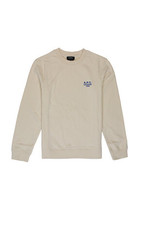 A.P.C. PARIS RIDER SWEATSHIRT BEIGE A.P.C. PARIS RIDER SWEATSHIRT BEIGE