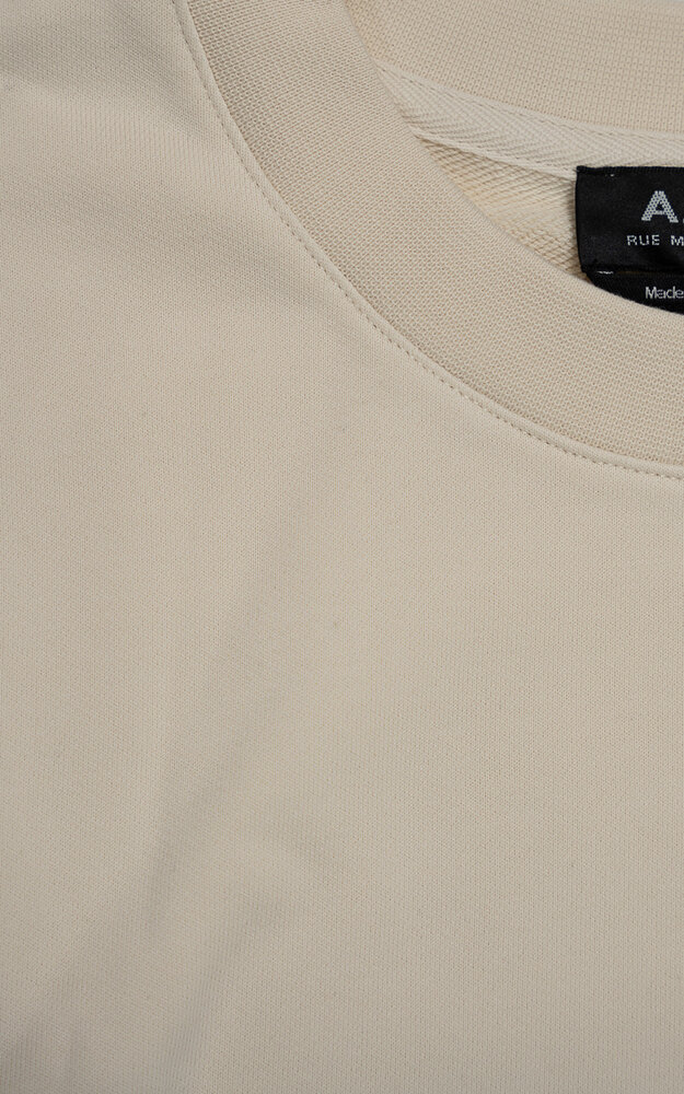 A.P.C. PARIS RIDER SWEATSHIRT BEIGE A.P.C. PARIS RIDER SWEATSHIRT BEIGE
