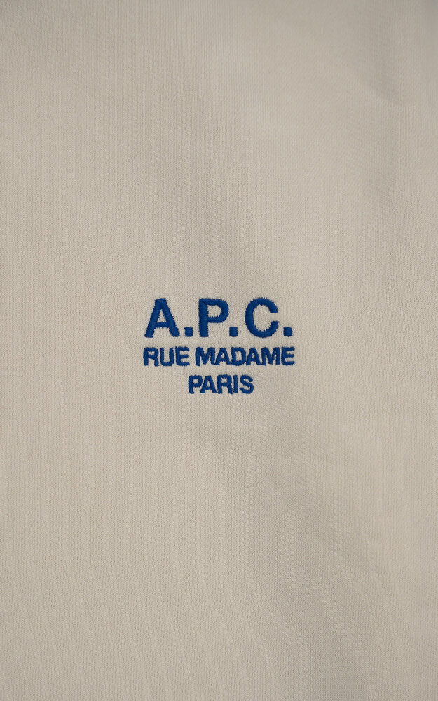 A.P.C. PARIS RIDER SWEATSHIRT BEIGE A.P.C. PARIS RIDER SWEATSHIRT BEIGE