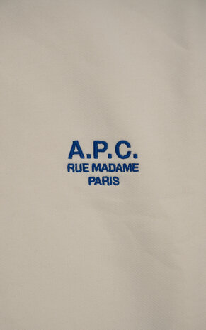 A.P.C. PARIS RIDER SWEATSHIRT BEIGE A.P.C. PARIS RIDER SWEATSHIRT BEIGE