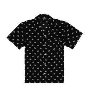 A.P.C. A.P.C. PARIS LLOYD SHORTSLEEVE SHIRT ZWART