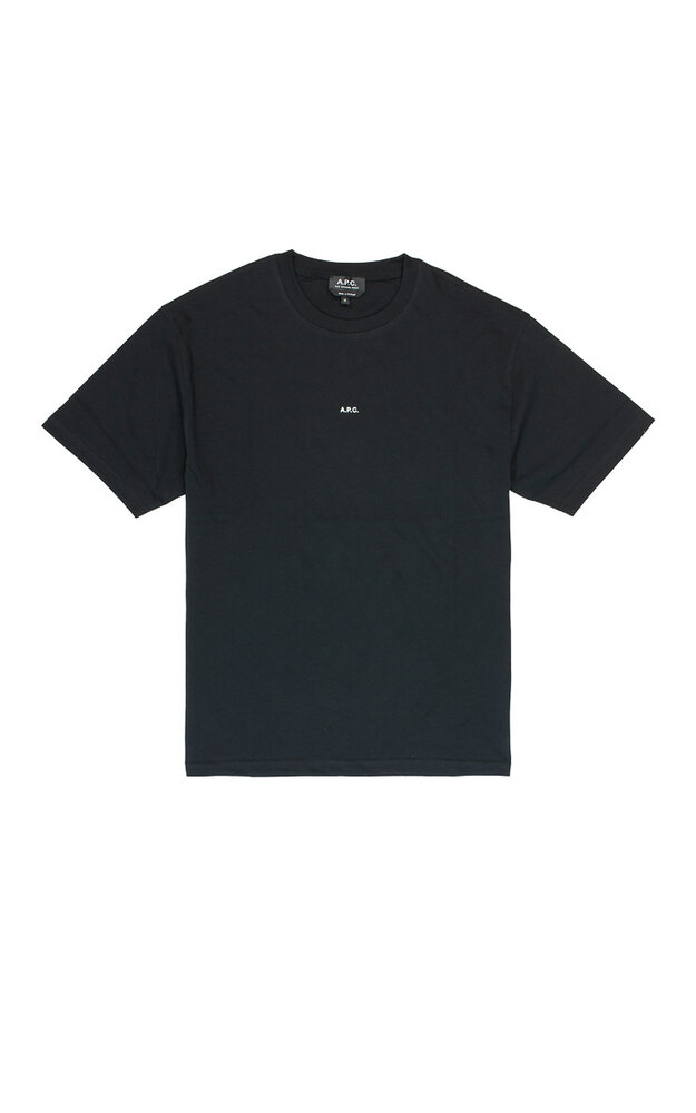 A.P.C. PARIS KYLE T-SHIRT ZWART A.P.C. PARIS KYLE T-SHIRT ZWART