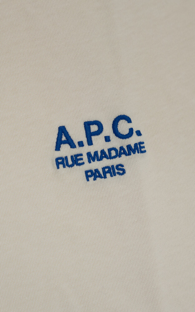 A.P.C. PARIS RAYMOND T-SHIRT BEIGE A.P.C. PARIS RAYMOND T-SHIRT BEIGE