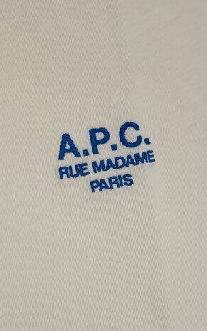 A.P.C. PARIS RAYMOND T-SHIRT BEIGE A.P.C. PARIS RAYMOND T-SHIRT BEIGE
