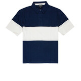 A.P.C. PARIS KENNETH POLO SHIRT MARINE